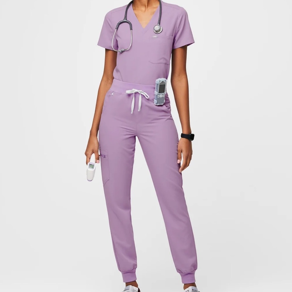 Purple Figs scrub set